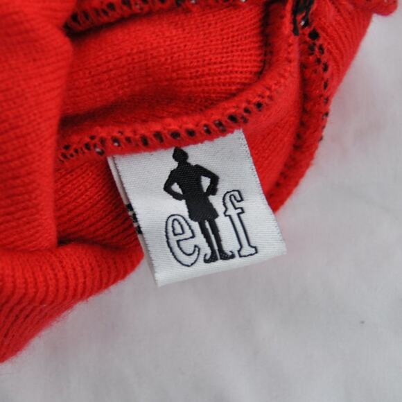 Buddy The Elf Winter Pom Black Red - Picture 7 of 8